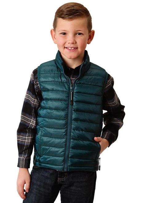 Roper Boys Ripstop Quilted Vest - Image 2