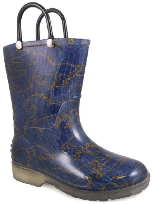 Kids Smoky Mountain Rubber Rain Boots - Image 4
