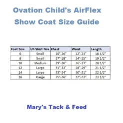 Ovation Child's AirFlex Show Coat