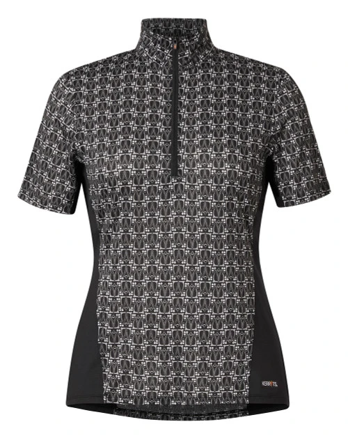 Kerrits Always Cool Ice Fil Shirt Print Short Sleeve