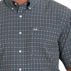 Men's Cinch ArenaFlex Navy Print Shirt