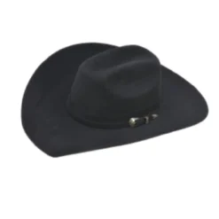 Atwood Felt Cowboy Hat - 7X Black