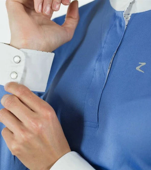 Horze Blaire Long Sleeve Show Shirt - Image 3