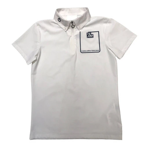 Boys Cavalleria Toscana Team Daytona Zip Polo - Image 4