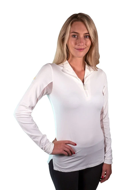 Kastel Denmark 1/4 Zip Sun Shirt - Solid Colors - Image 2