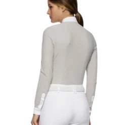 Cavalleria Toscana Crochet Bib Long Sleeve Shirt