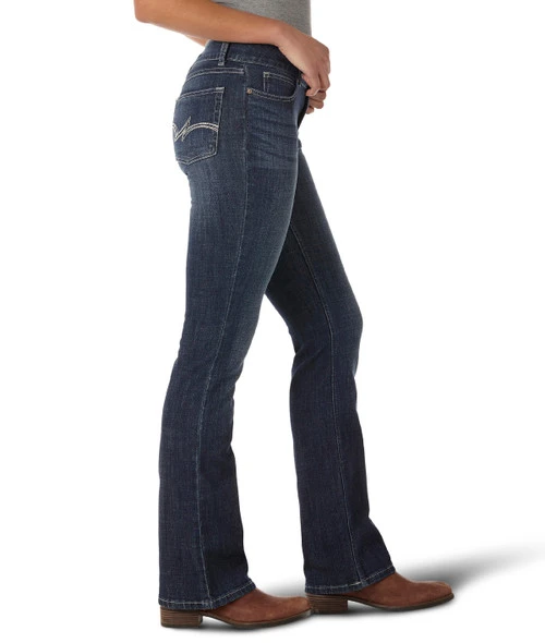 Wrangler Essential Mid Rise Bootcut Jean - Image 4