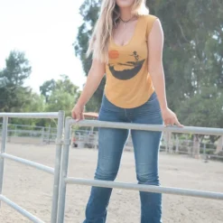 SaltWater Riders Hang Ten Sleeveless Top