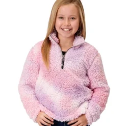 Roper Kids Fuzzy Fleece Pullover