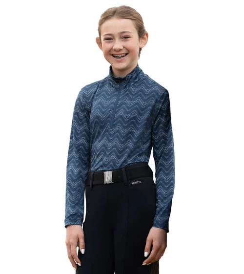 Kids Kerrits Easy Stride Ice Fil Shirt Long Sleeve - Image 5