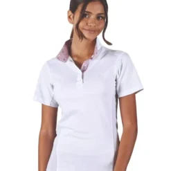 Kids Aubrion Equestrian Show Shirt Short Sleeve