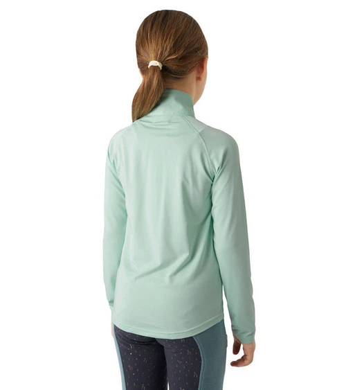 Girls Horze Lola Half Zip Tech Shirt - Image 6