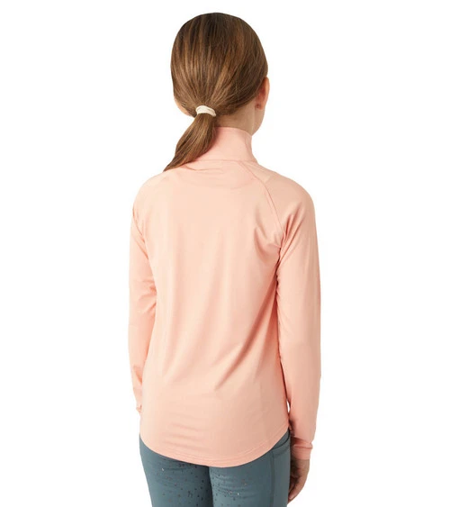 Girls Horze Lola Half Zip Tech Shirt - Image 9