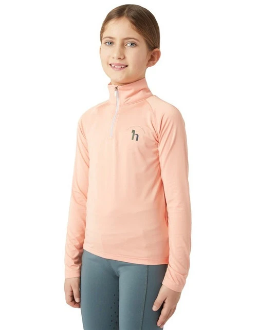 Girls Horze Lola Half Zip Tech Shirt - Image 7