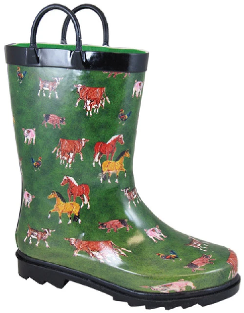 Kids Smoky Mountain Rubber Rain Boots - Image 5