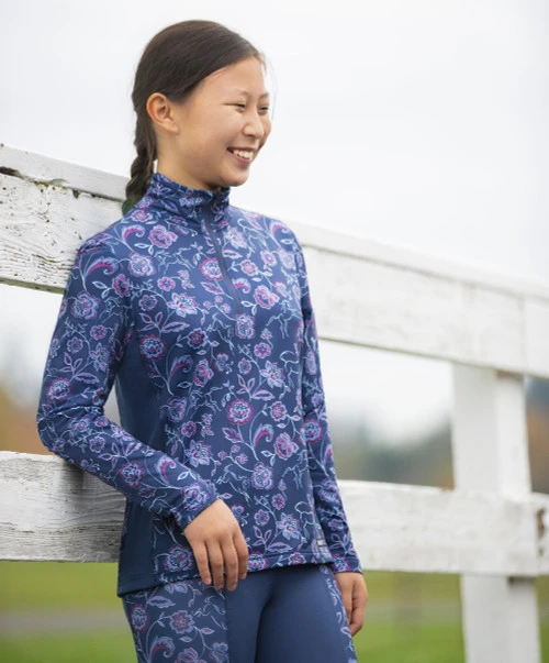 Kids Kerrits Up Tempo Fleece Tech Top - Image 9