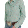 Cinch ArenaFlex Green Print Shirt