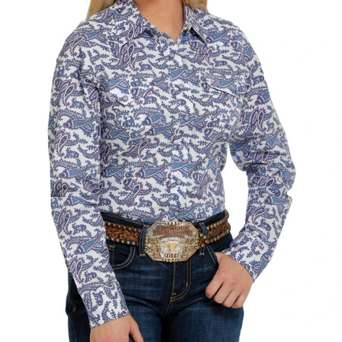 Cinch Ladies Print Snap Shirt - Image 5