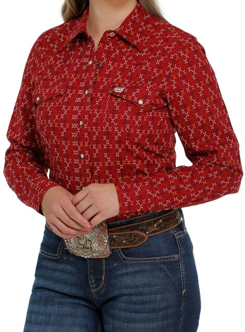 Cinch Ladies Print Snap Shirt