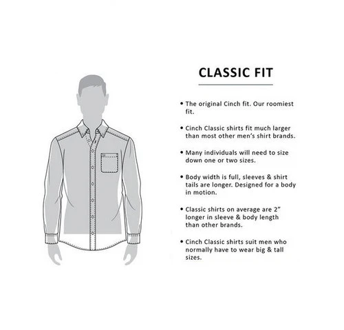 Men's Cinch Teal Plaid Shirt Long Sleeve - Image 3