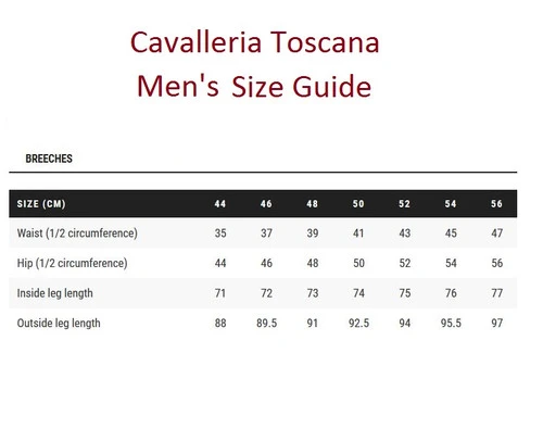 Men's Cavalleria Toscana Logo Tape Breeches Grip Knee - Image 3