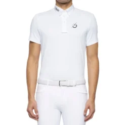 Cavalleria Toscana Men's CT Team Short Sleeve Polo