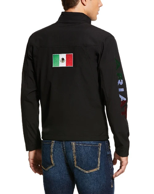 Men's Ariat Team Softshell Mexico Jacket - Image 3