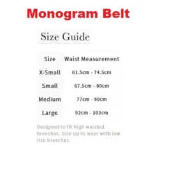 LeMieux Monogram Belt