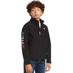Kids Ariat Team Softshell Mexico Jacket
