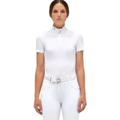 Cavalleria Toscana Pique Competition Polo Short Sleeve