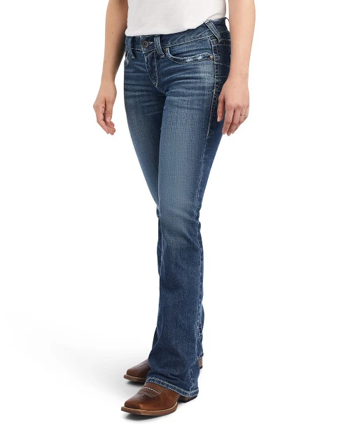 Ariat REAL Mid Rise Bootcut Raquel Jean - Image 7