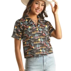 Rock & Roll Dale Brisby Retro Cactus Shirt