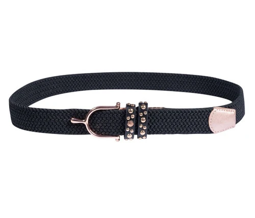 HKM Rose Gold Glamour Elastic Belt - Image 2