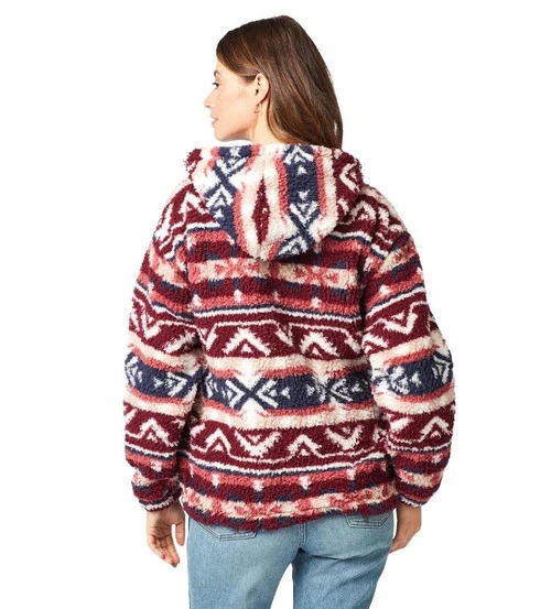 Wrangler Sherpa Print Hoodie - Image 4