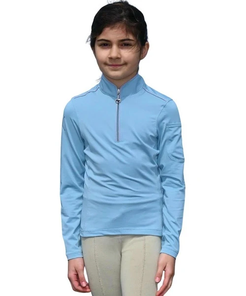 Girls Chestnut Bay SkyCool Shirt Long Sleeve - Image 4