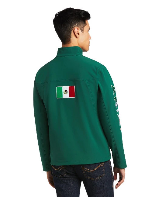 Men's Ariat Team Softshell Mexico Jacket - Image 2