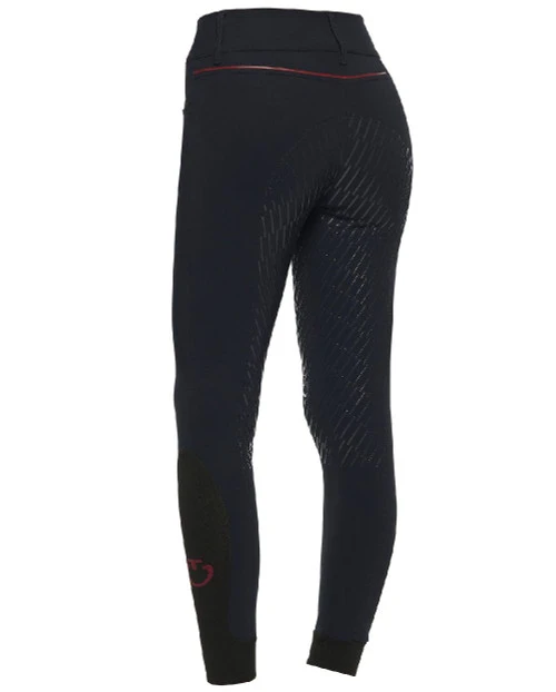 Cavalleria Toscana Team Red Stripe Full Grip Breeches - Image 4