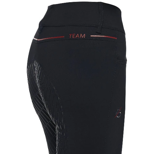 Cavalleria Toscana Team Red Stripe Full Grip Breeches