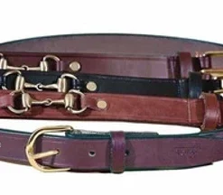 Tory Leather English Snaffle Bit Belt