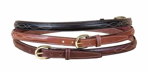 Tory Leather Fancy Stitch Belt - Image 2