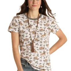 Panhandle Wagon Print Tee