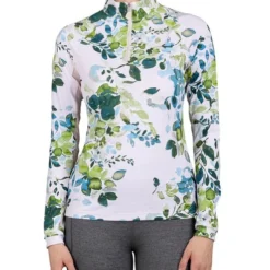 Kastel Denmark Watercolor Floral Shirt Long Sleeve