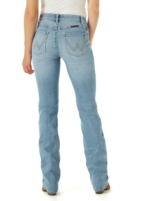 Wrangler Willow Riding Jean Light Wash - Image 2