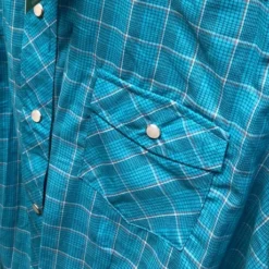 Roper Windowpane Plaid Snap Shirt